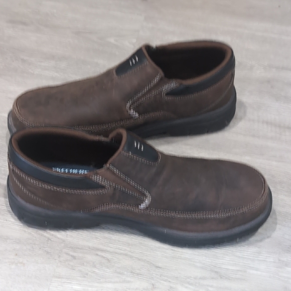 Skechers Men's Segment The Search Slip-On Loafers Dark Brown Size 12 Extra Wide - Picture 6 of 6